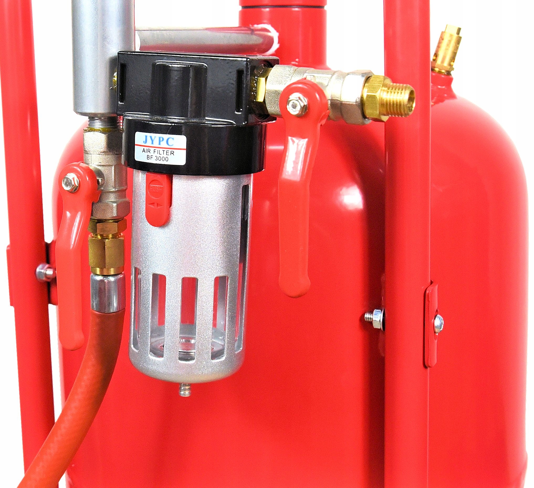 PIASKARKA SYFONOWA MOBILNA NA KÓŁKACH 38L OCZYSZCZARKA MASKA PISTOLET DYSZE Kod producenta Piaskarka 38 l