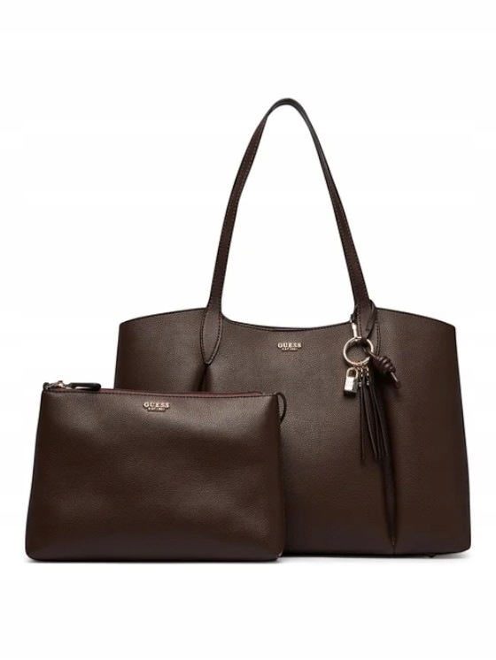 Guess Dámská Kabelka Melody 2 In 1 Tote Hnědá