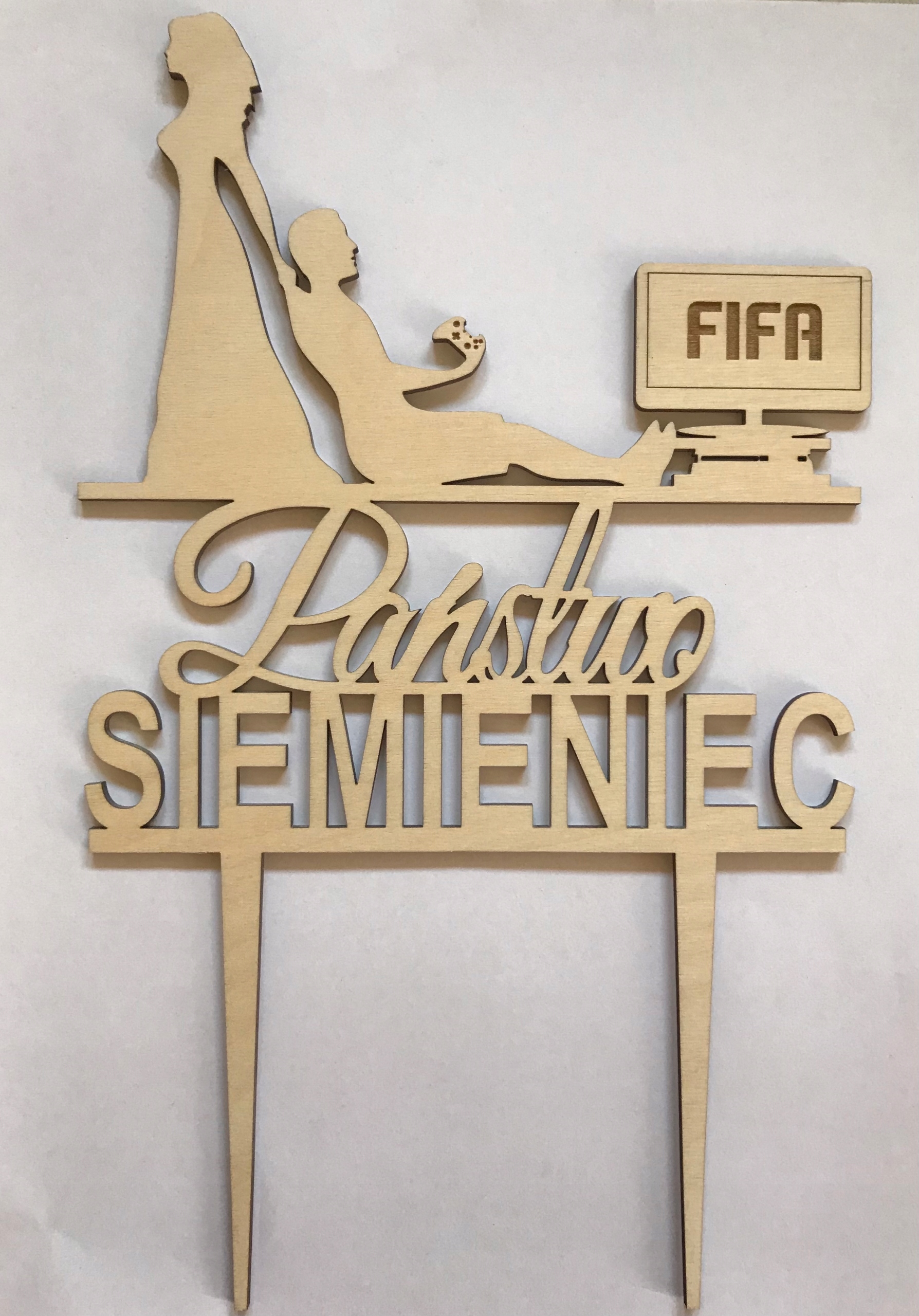 

topper weselny game over plus nazwisko