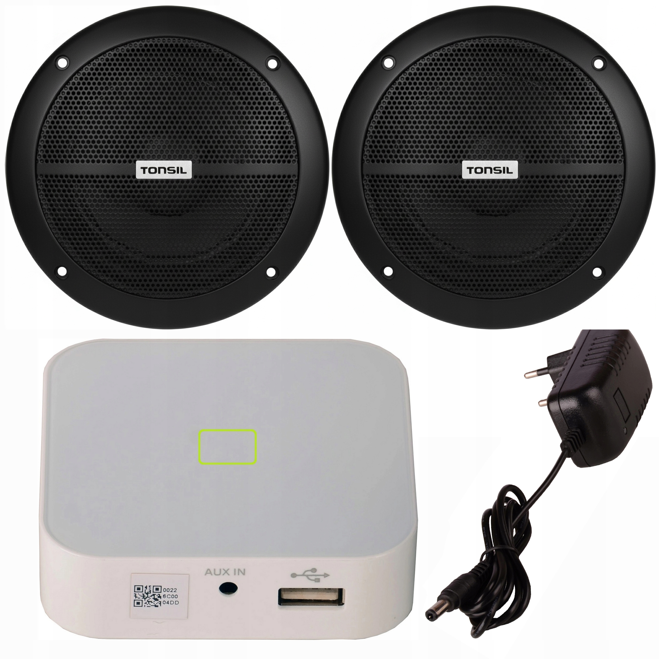 Set: 2x stropní reproduktor Zgsu 13/2 Dr zesilovač Tonsil WS-20 Usb Wifi