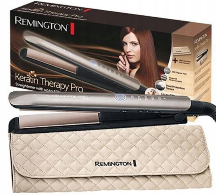 Prostownica Do Włosów Keratynowa Remington Skuteczna Ochrona Włosów Etui