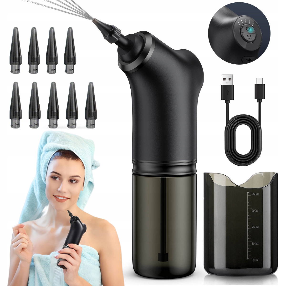 Bezprzewodowy Irygator do Czyszczenia Uszu Urządzenie do Płukania Woskowiny