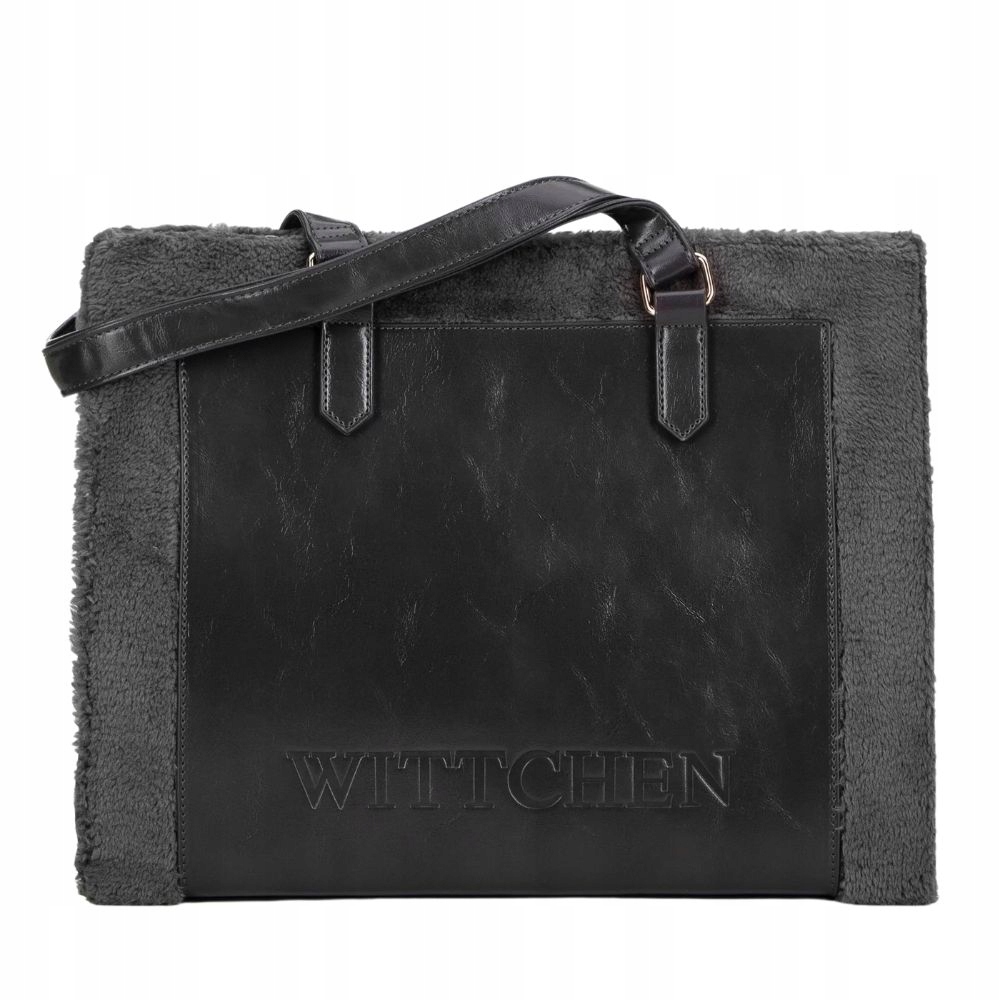 Velká dámská shopperka s kožešinou Wittchen 99-4Y-216-9