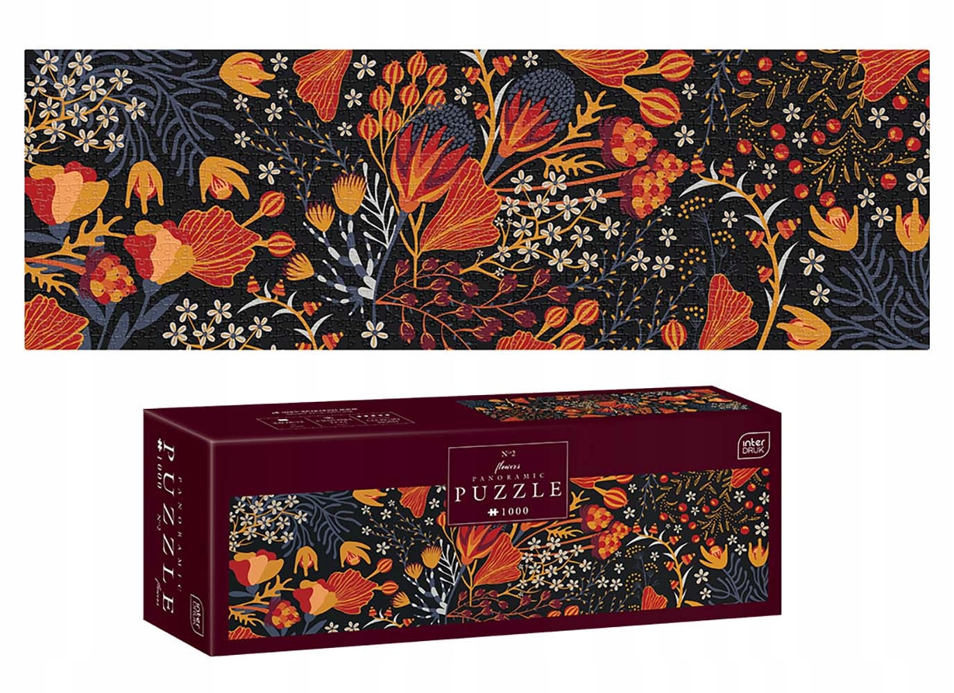 

Interdruk Puzzle panoramiczne 1000 Flowers 2