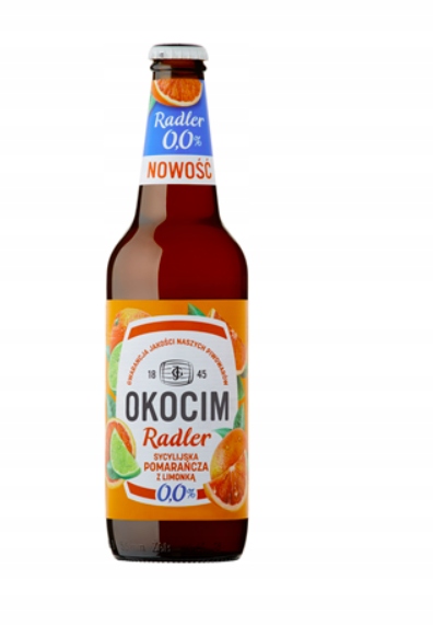 Okocim Sicilský Pomeranč s limetkou Nealkoholické pivo 20 x 500 ml
