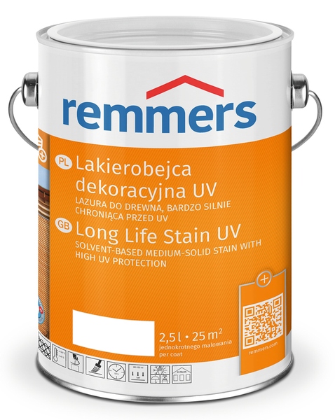 Remmers Lakierobejca dekoracyjna Uv orzech 2,5L