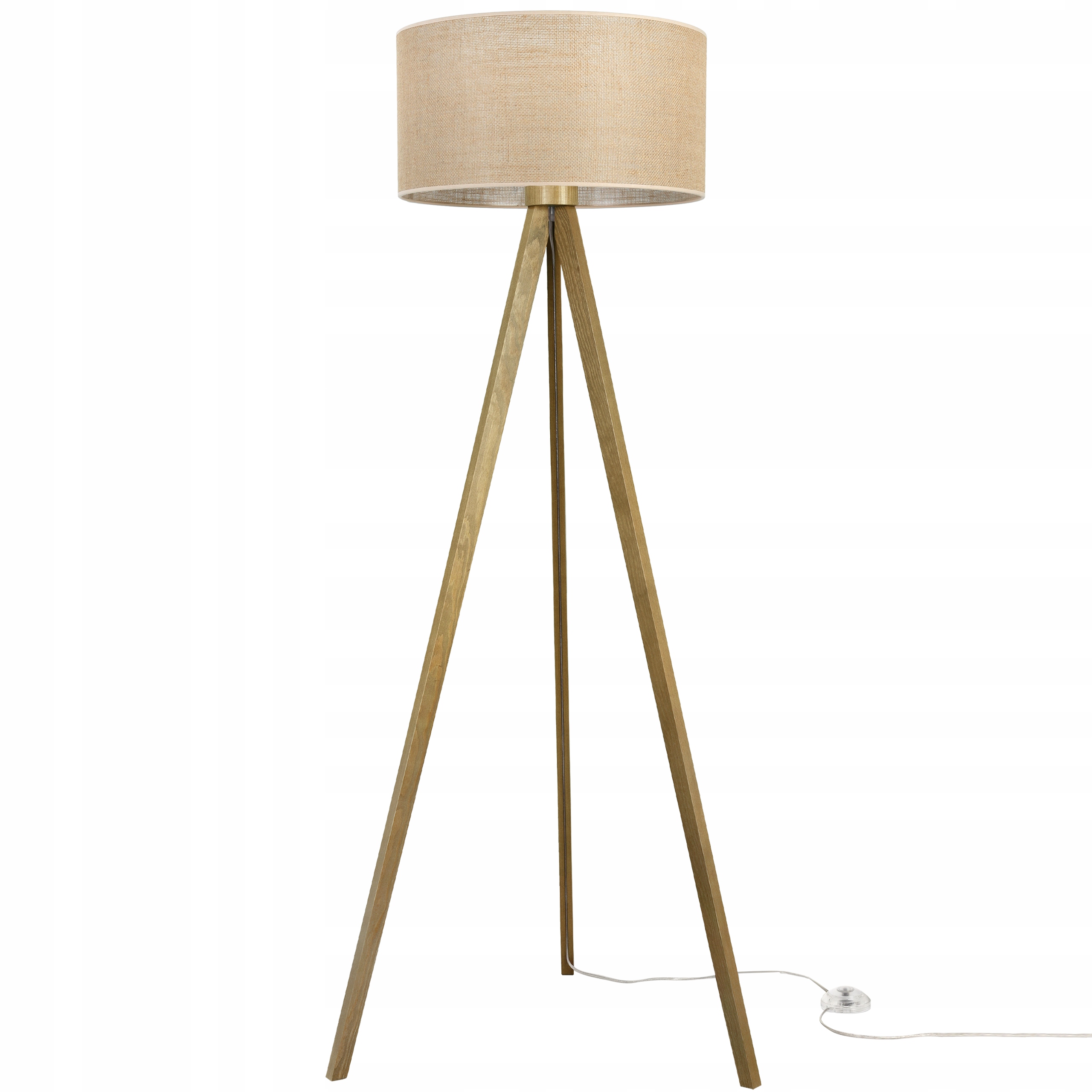 Stojací Trojnožková Lampa S Jutovým Stínítkem Boho Do Ložnice Obývacího Pokoje Pl