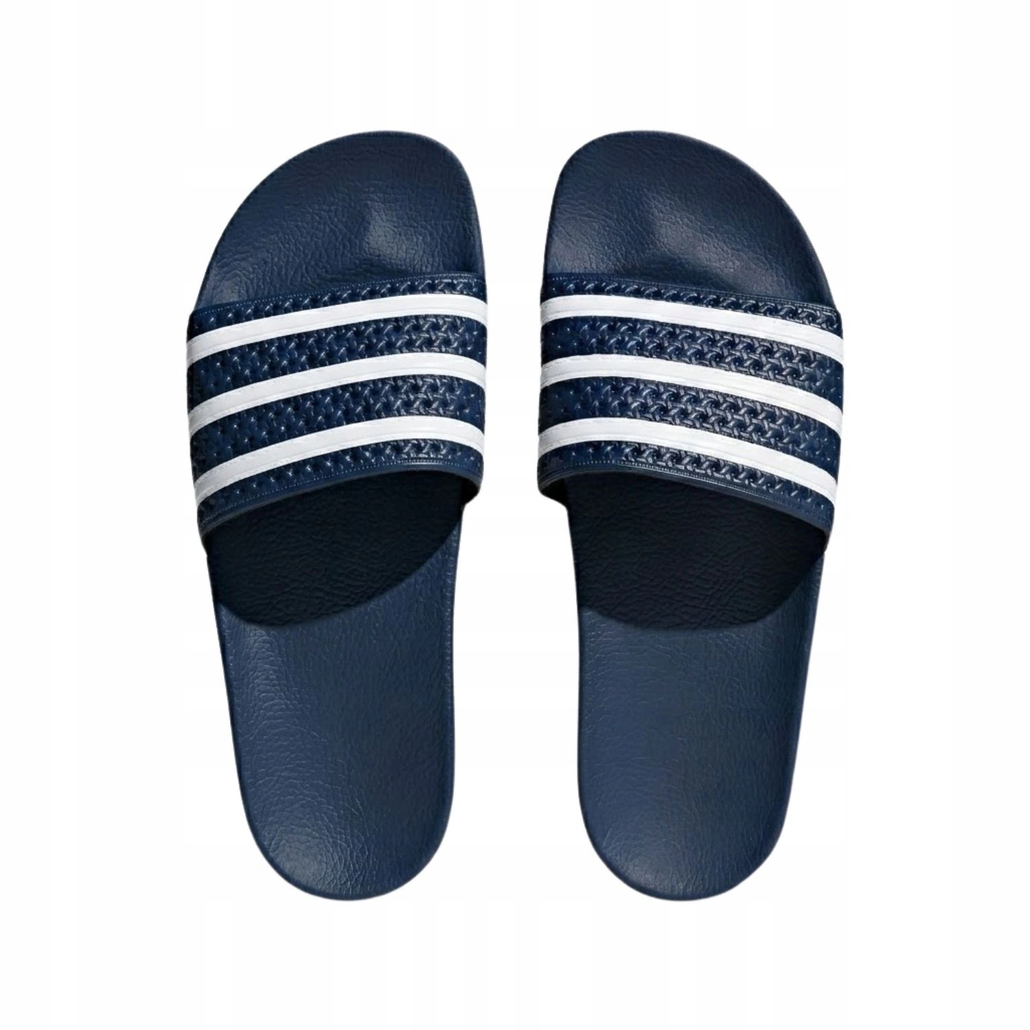 Nazouváky pantofle Adidas Adilette voděodolné sportovní do bazénu tmavě modré 40,5