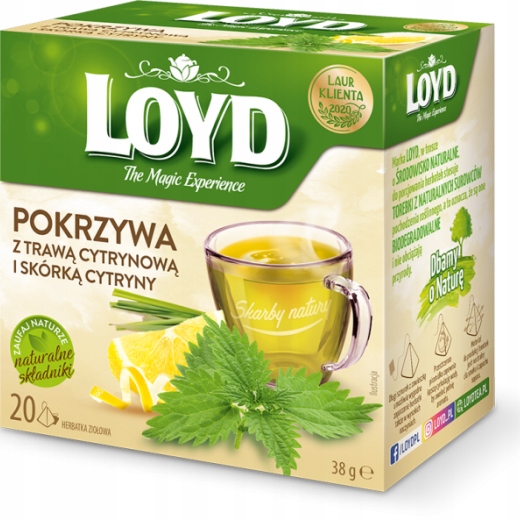

Pokrzywa Z Trawą Cytrynową O Smaku Cytryny Fix x20