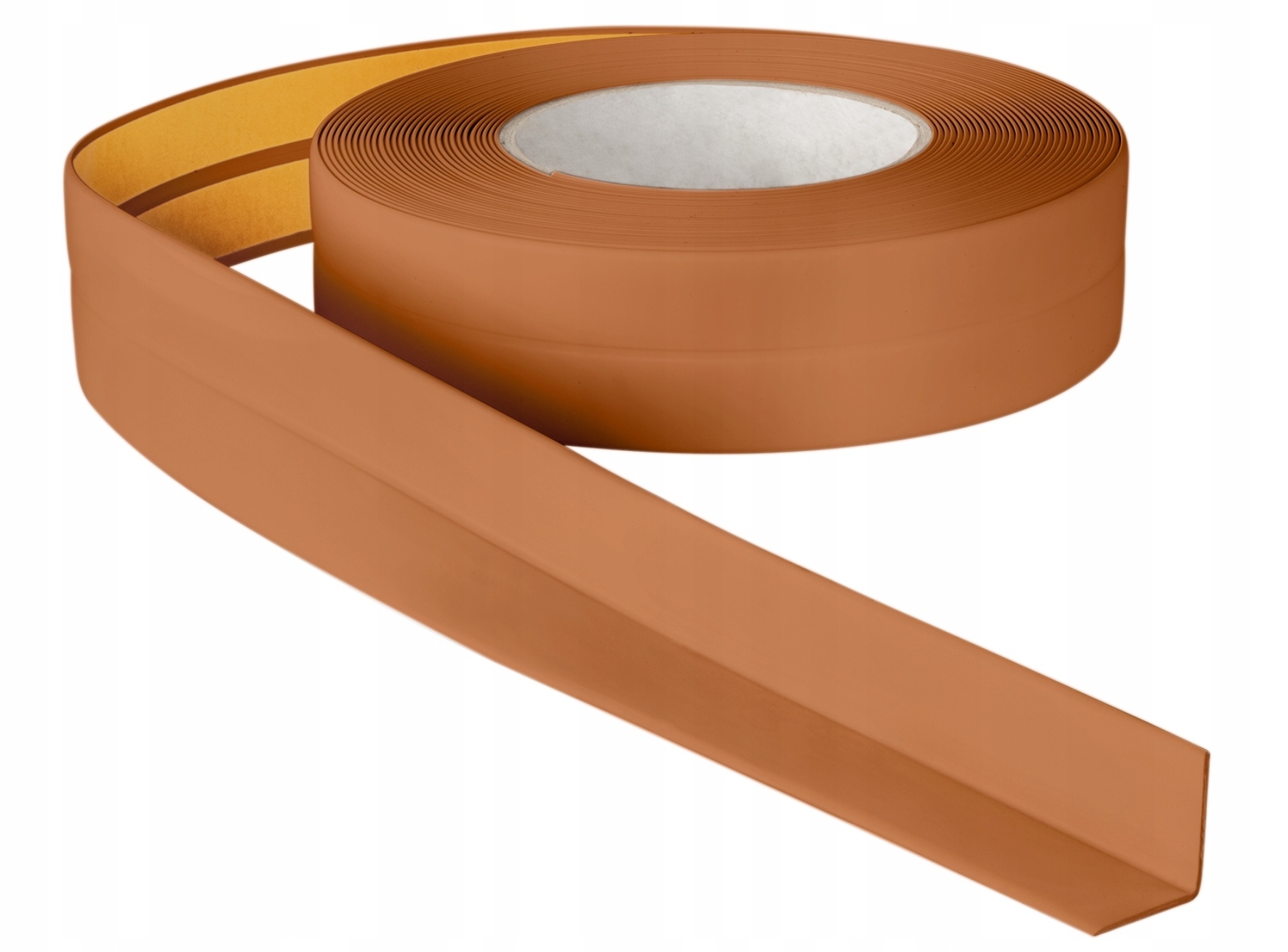 Pvc Dokončovací Lišta 18x18 25 m Světle Hnědá Elastická Samolepicí