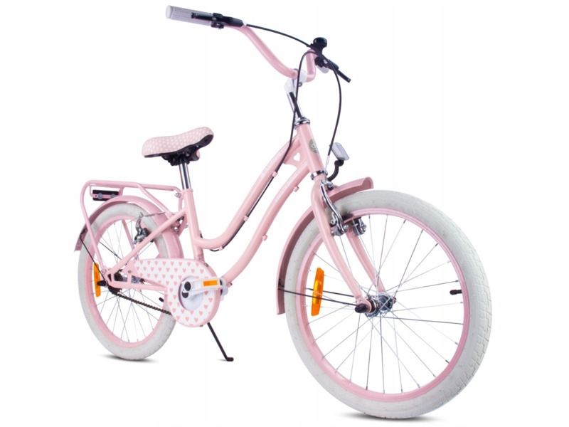 Rower dziecięcy Sun Baby Heart Bike 20 cali dla dziewczynki Różowy