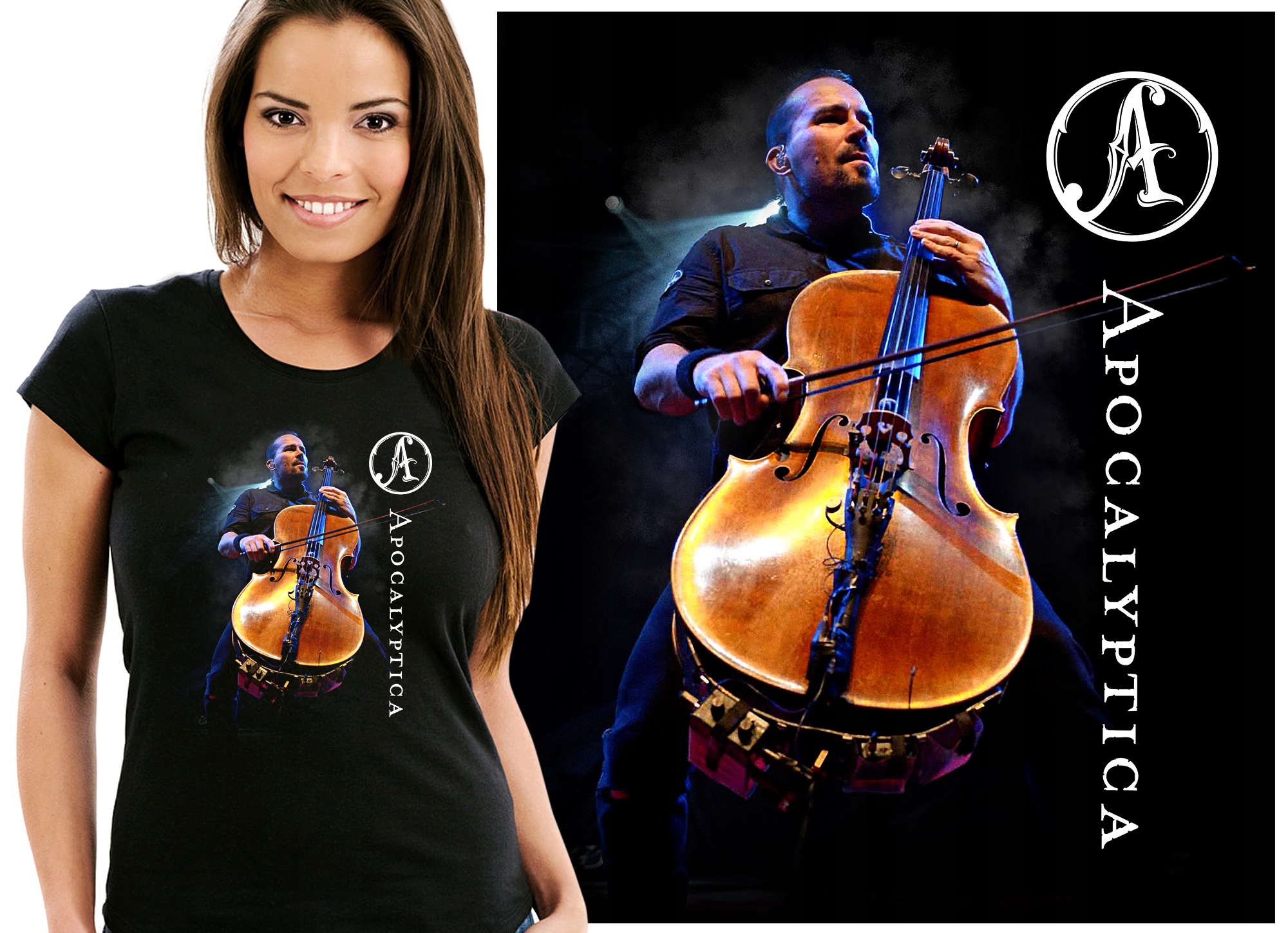 

Apocalyptica Metal Symfoniczny Koszulka Damska M