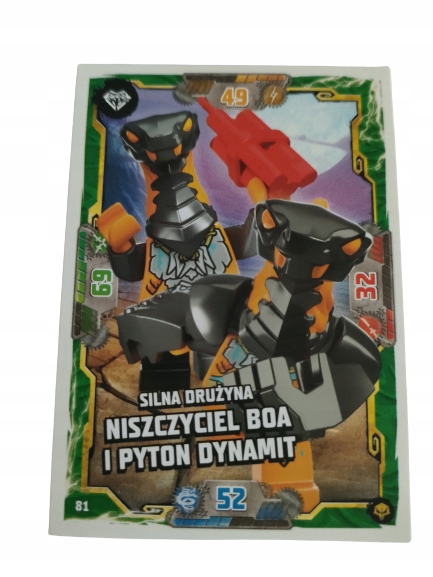 Karta Lego Ninjago Seria 7 Następny Poziom Nr 081
