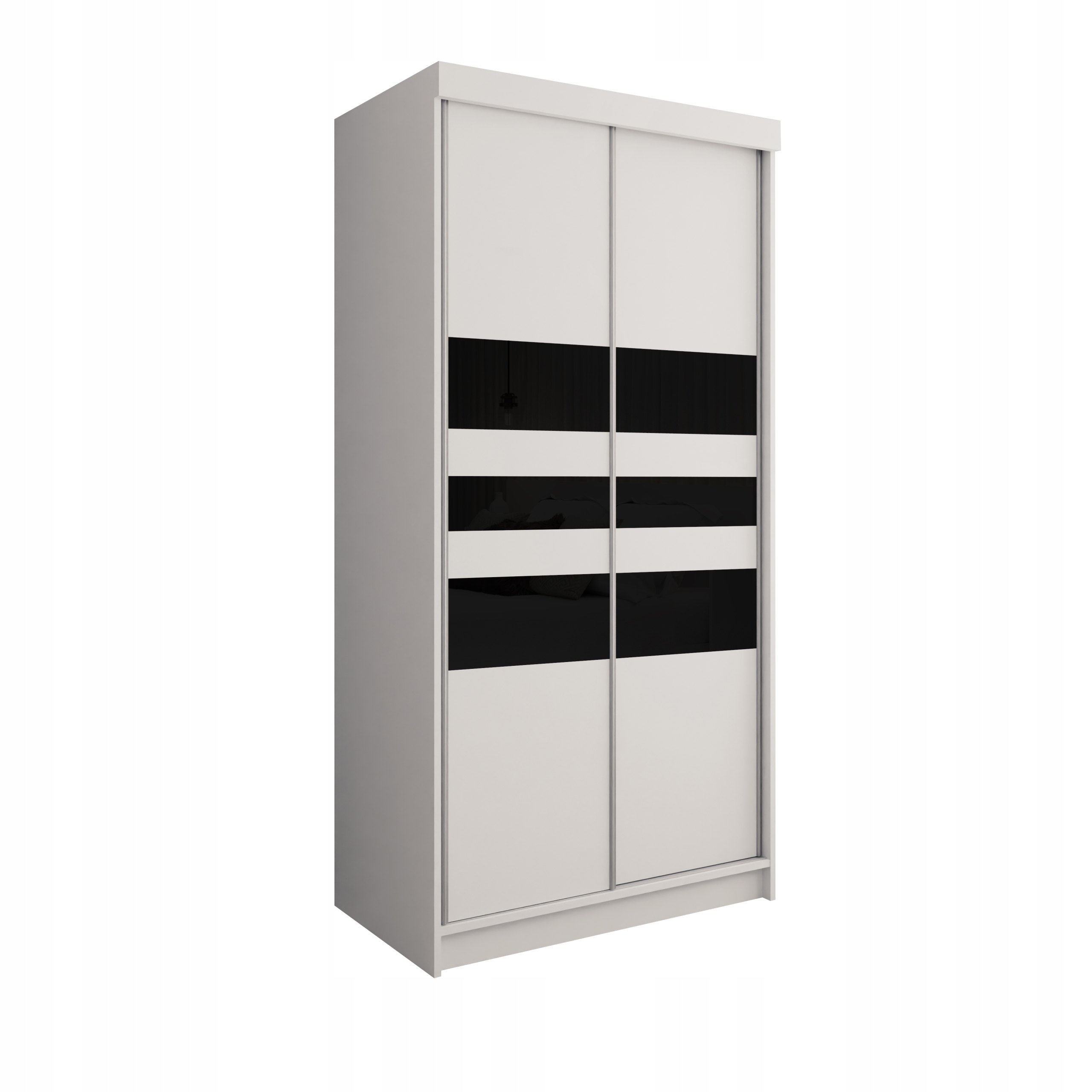 Skříň posuvná Barcelona B-17 100 Bílá Sonoma