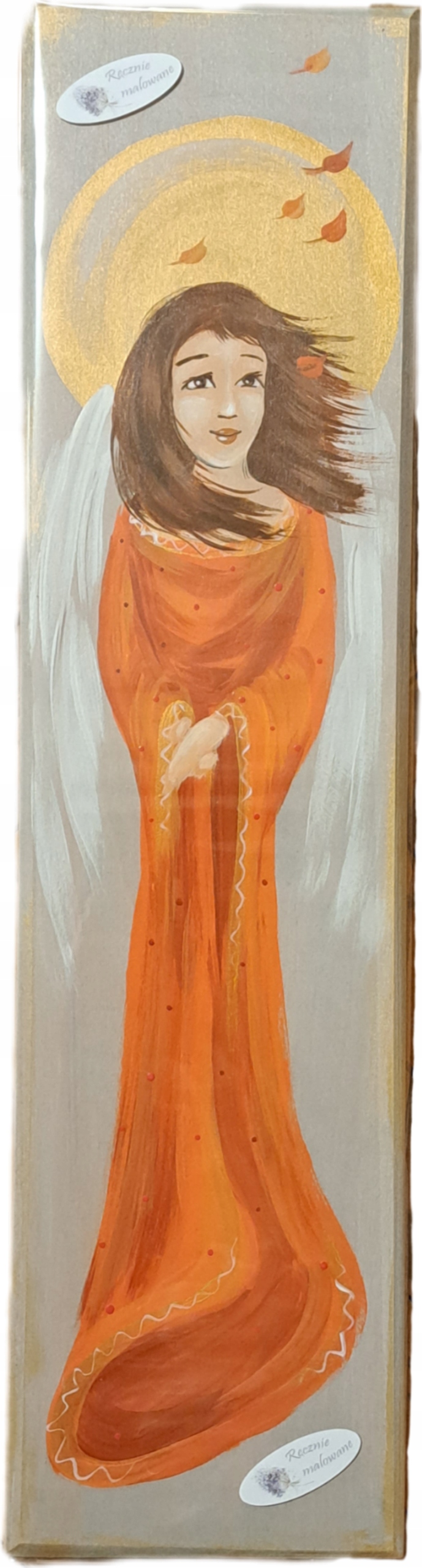 Obraz Dřevěný Velký Anděl Hand Made Malovaný 03 j