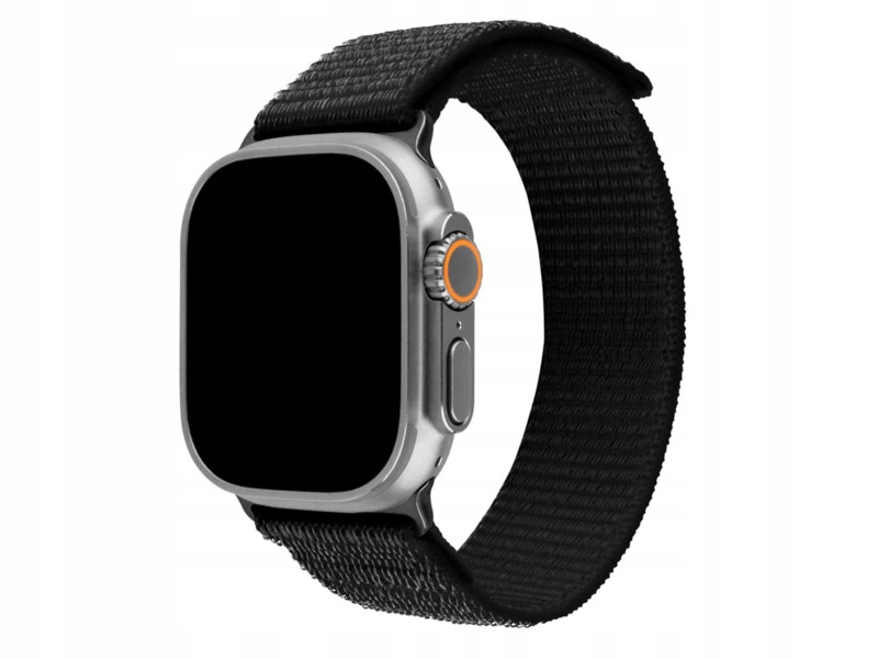 Pasek Fixed Nylon Sporty Strap do Apple Watch Ultra/Ultra 2 (49mm) Czarny