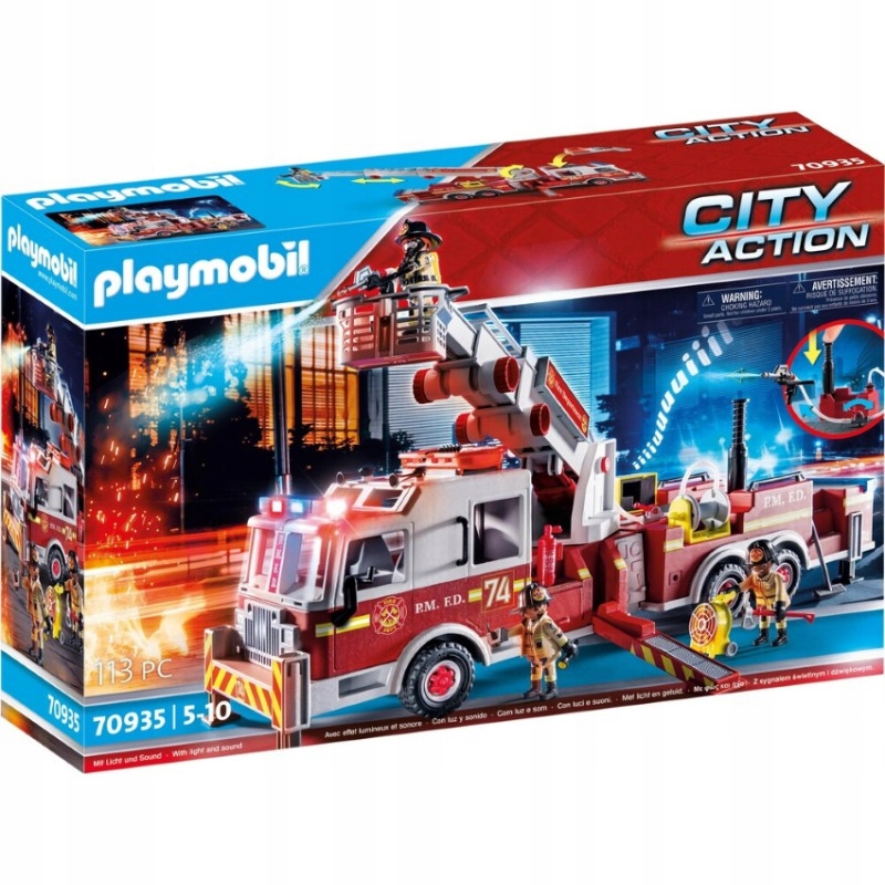 

Playmobil 70935 Wóz Strażacki: Us Tower Ladder
