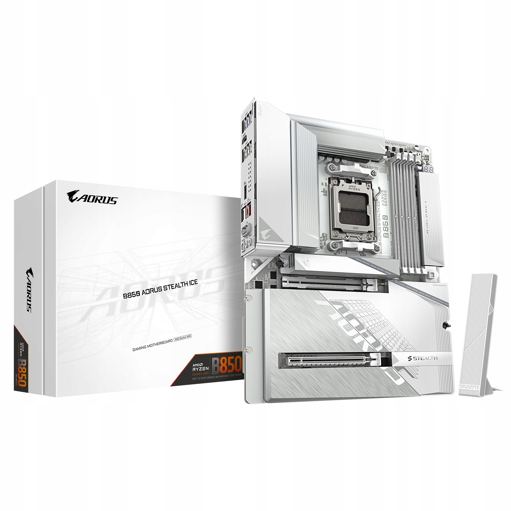 Základná doska Gigabyte B850 A Stealth Ice AM5 Atx DDR5 256 Gb
