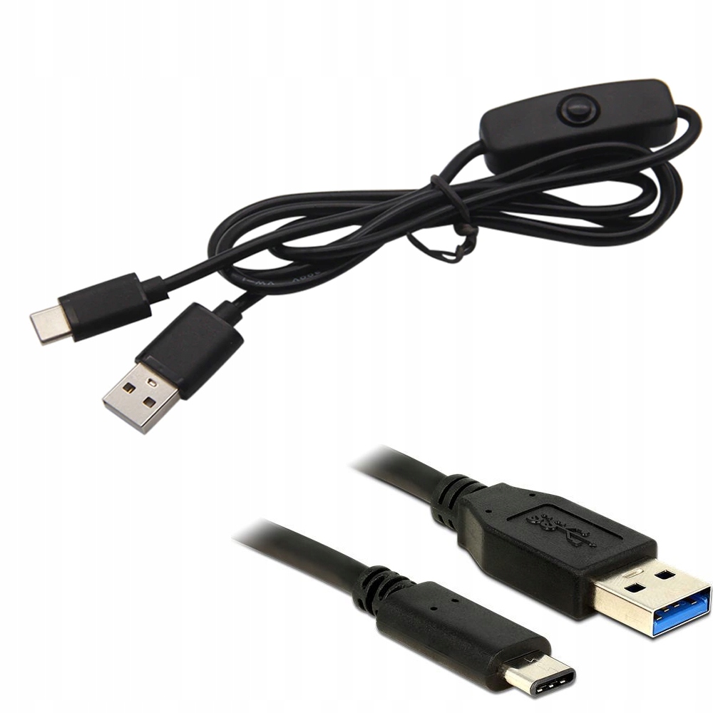 WŁĄCZNIK PRĄDU C usb-c - USB KAMERA WIATRAK 90cm