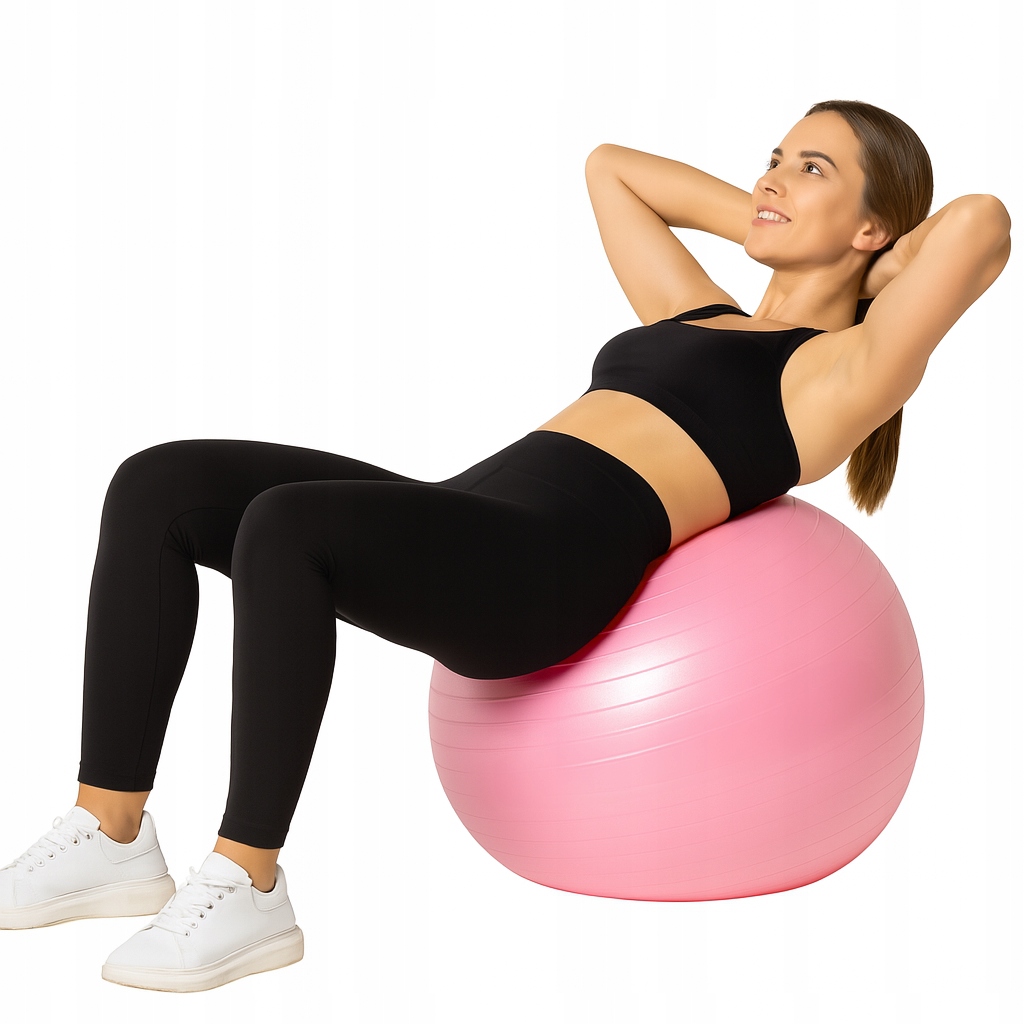 PIŁKA GIMNASTYCZNA ANTI BURST DO ĆWICZEŃ REHABILITACYJNA Z POMPKĄ 65 CM EAN (GTIN) 5905930963614