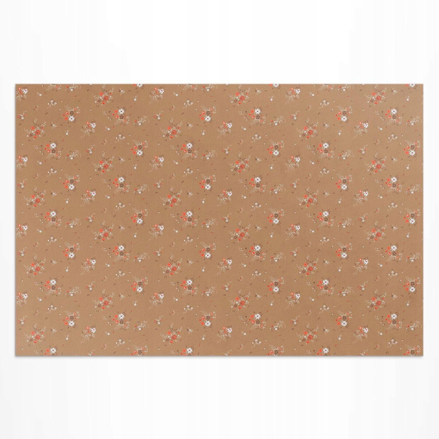 Vinylový koberec Outdoor Drobné poľné kvietky v štýle vintage boho 80x120 cm