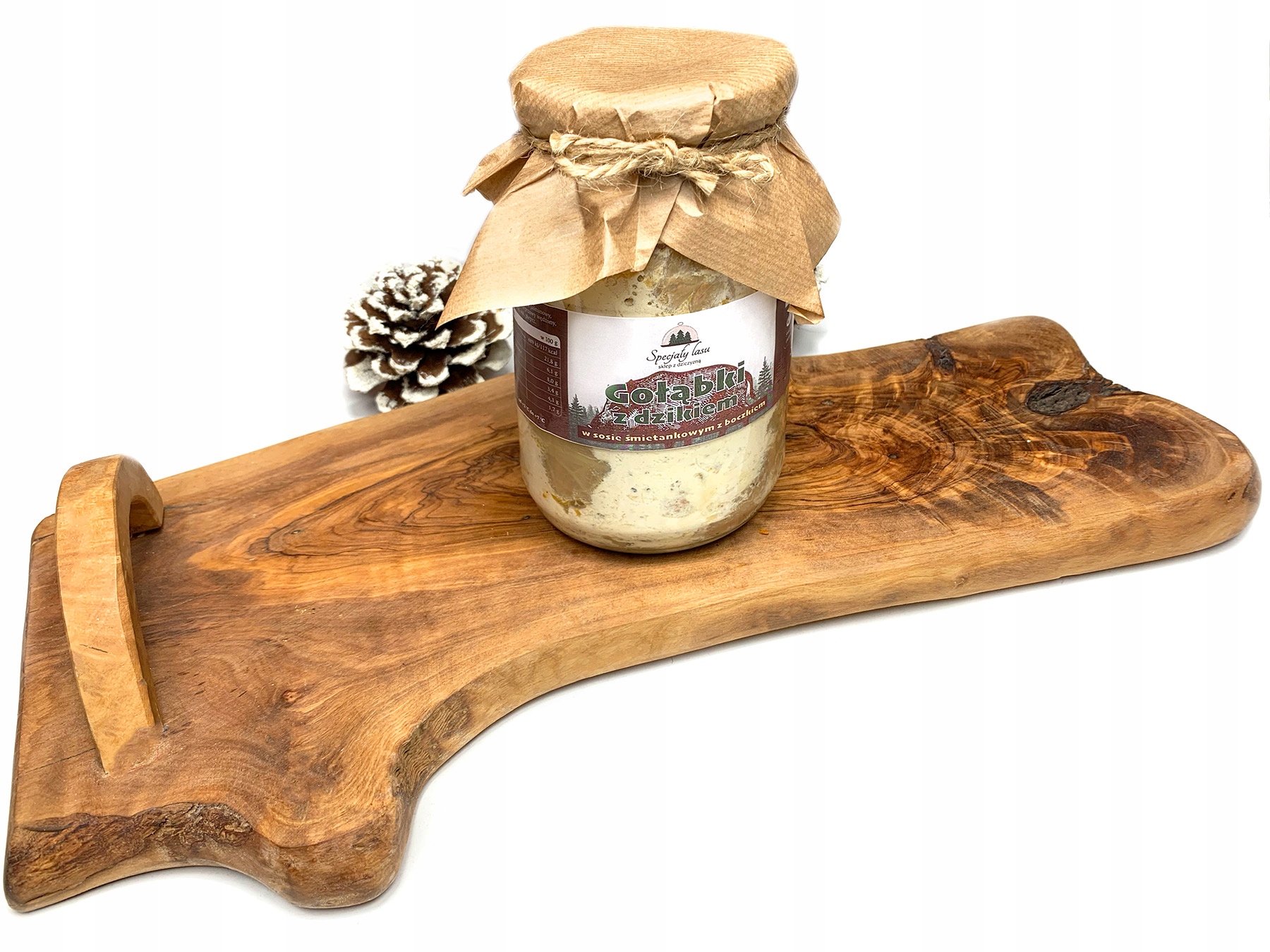 Závitky golombki s kančím masem ve smetanové omáčce, slanina 900 g