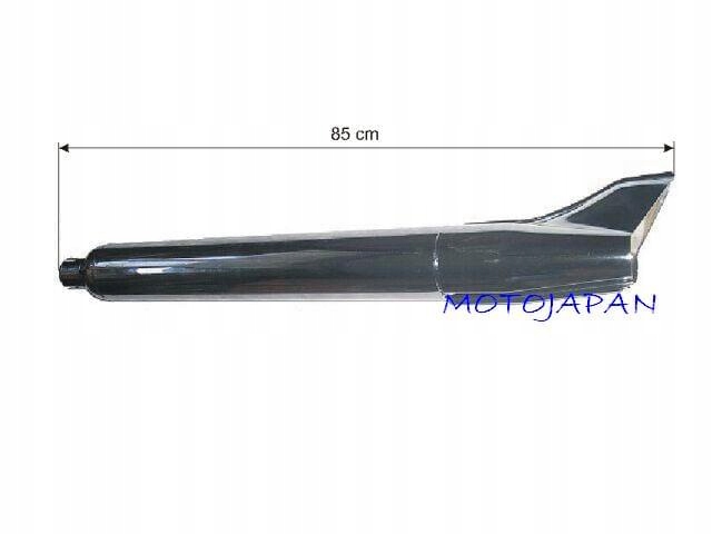 MOTOJAPAN - TŁUMIK PŁETWA REKINA CHOPPER / DRAG Producent Motolp