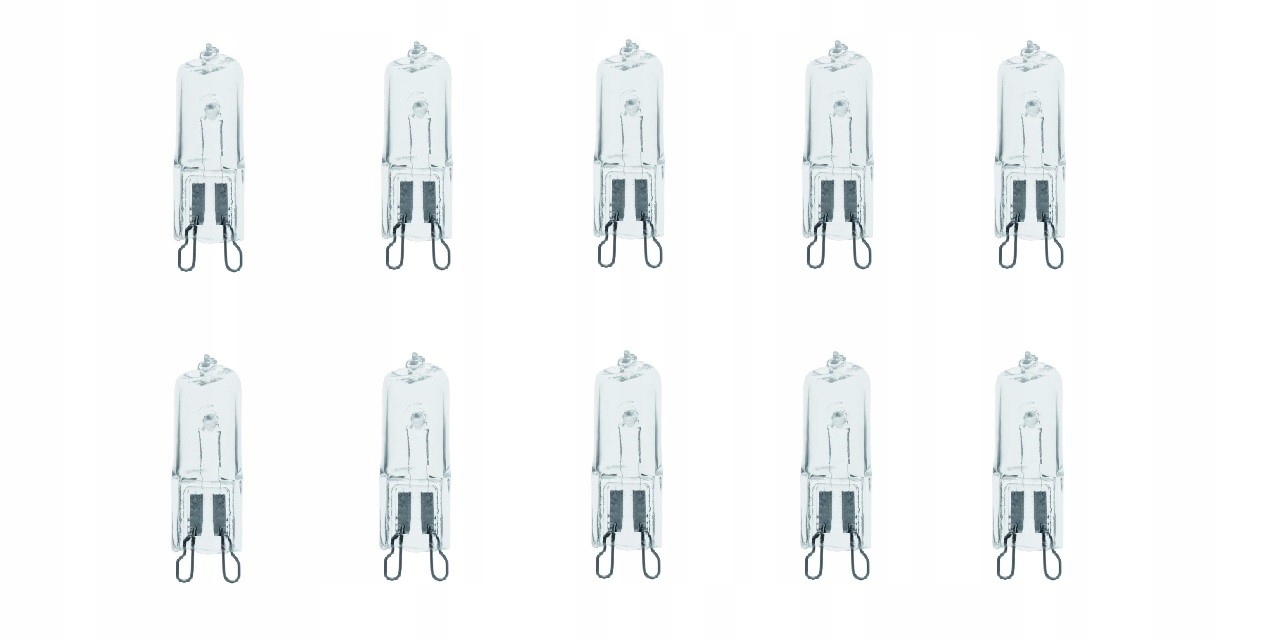 

10x Żarówka żarnik halogen halogenowa G9 230V 42W