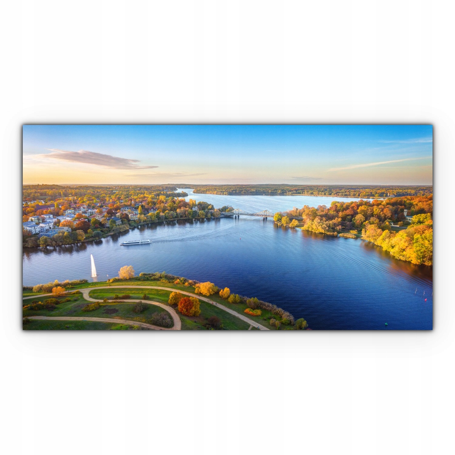 

Obraz płótno canvas 140x70 Rzeka Krajobraz Natura
