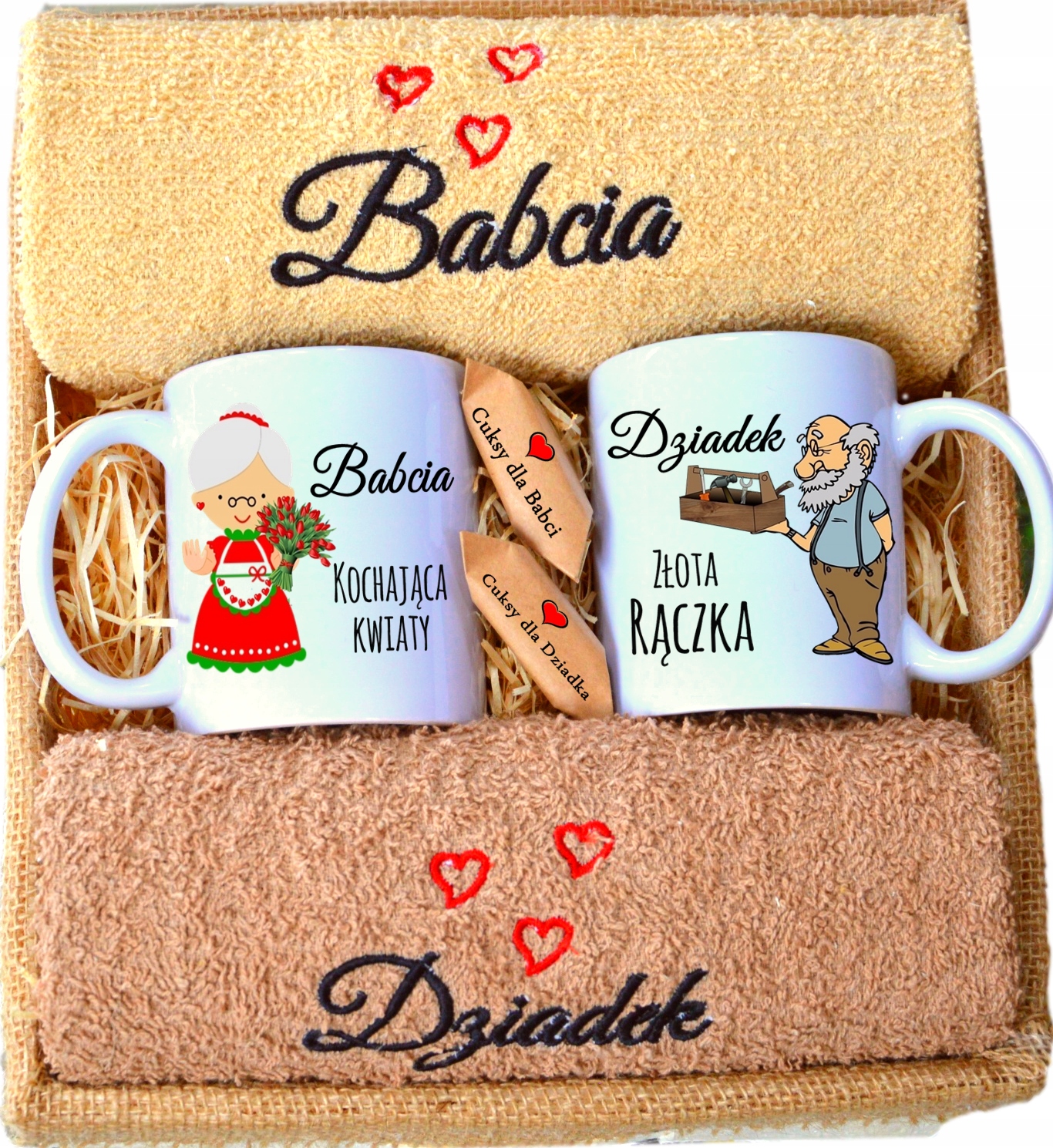 Dárek Ke Dni Babičky A Dědečka Hrnek Ručník