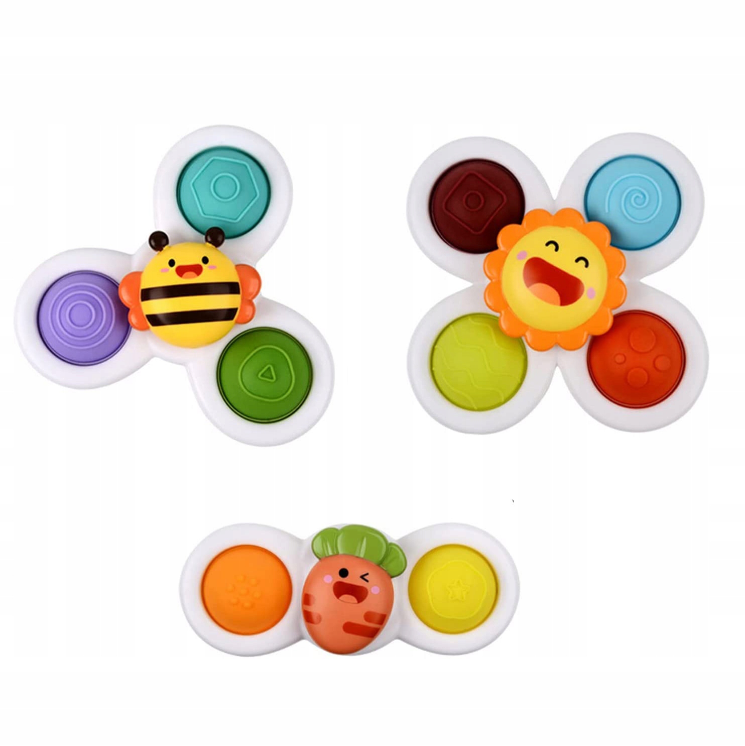 

Zabawka Edukacyjna Sensoryczny Spiner 3szt