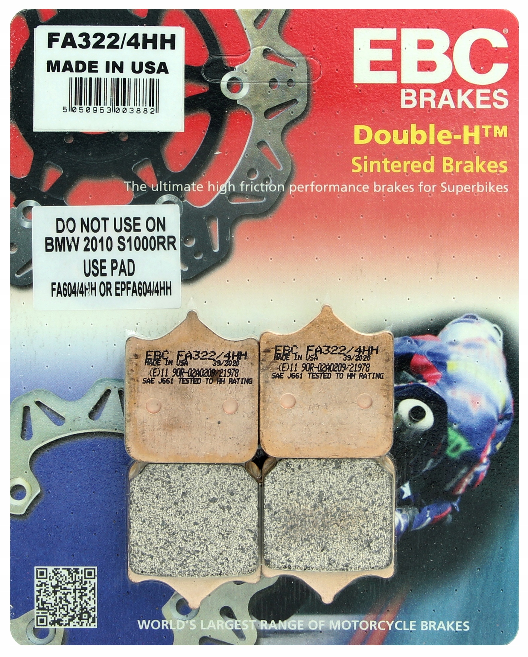 KLOCKI HAMULCOWE EBC FA322/4HH