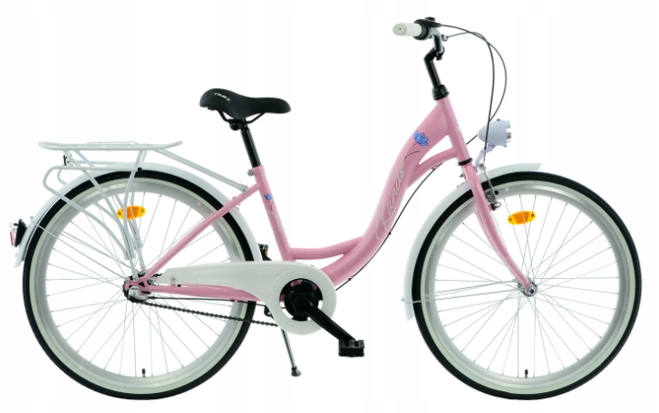 Rower miejski Kands Giulia rama 15 cali koło 26 " różowy