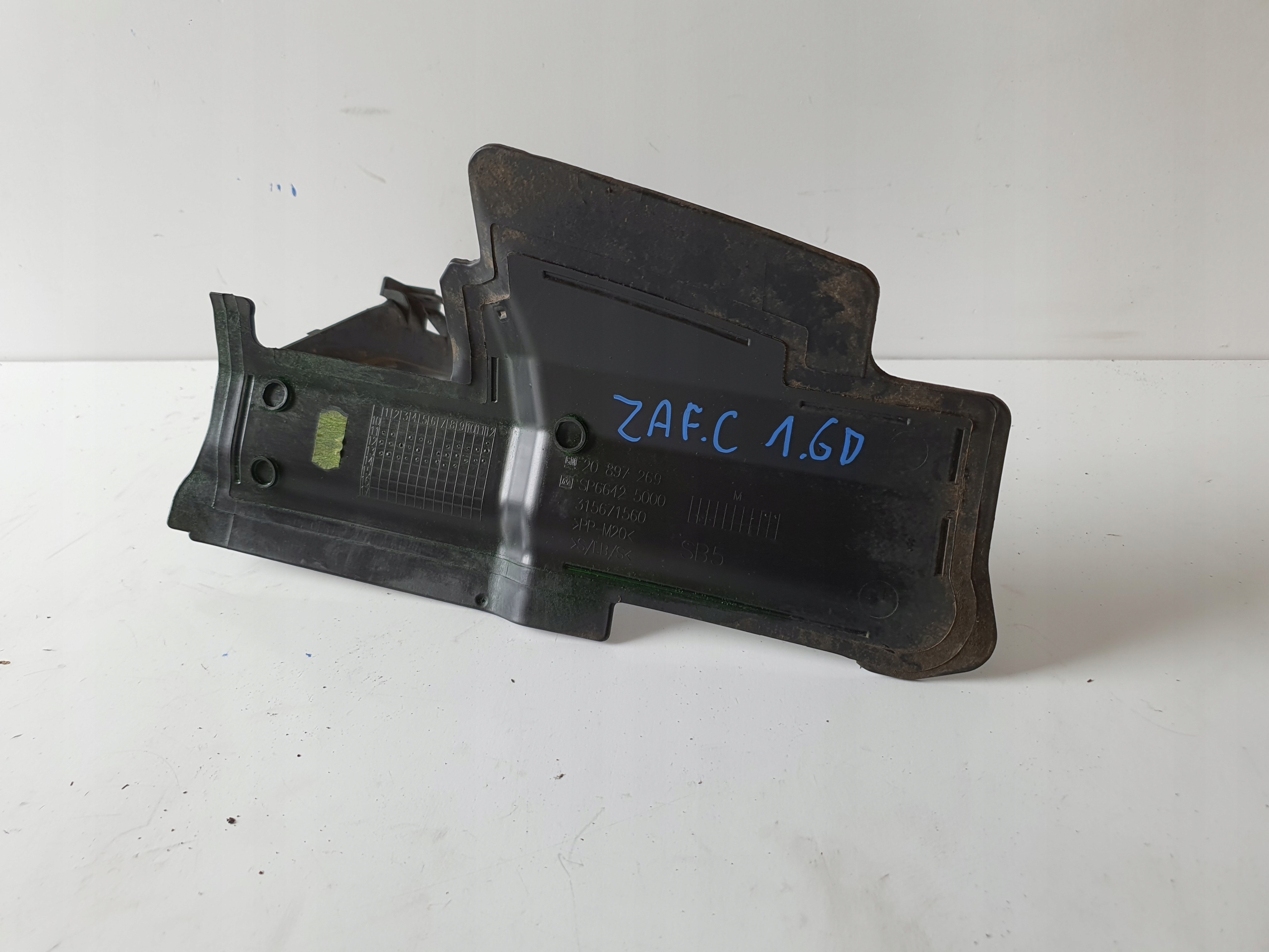 OPEL ZAFIRA C luftansaugkanal 20897269