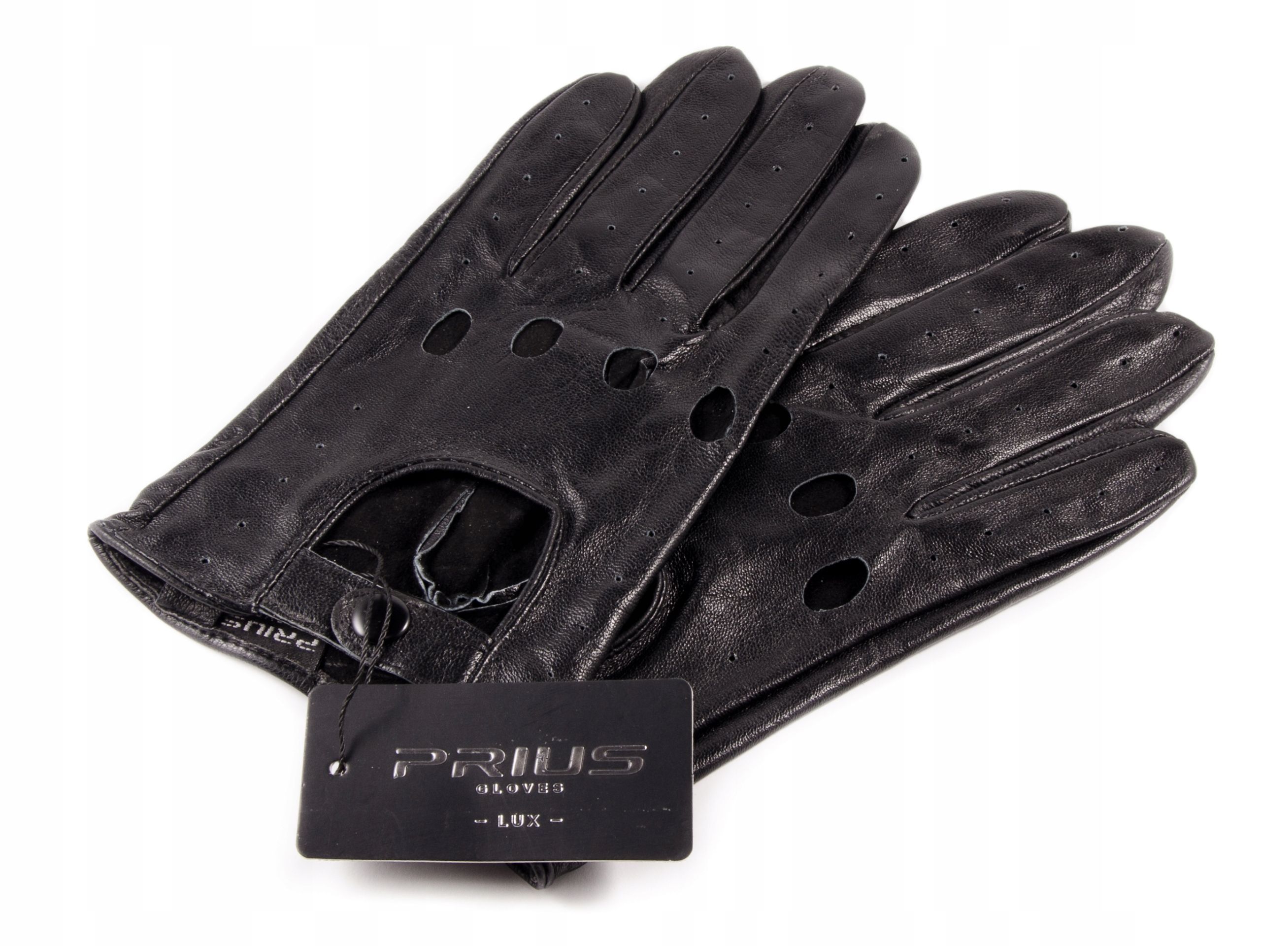 Rękawiczki Męskie Samochodowe - SKÓRA CIELĘCA