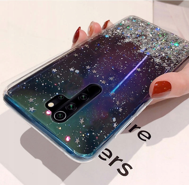 Etui GLITTER BROKAT do Xiaomi Redmi Note 8 PRO +9H Kolor inny
