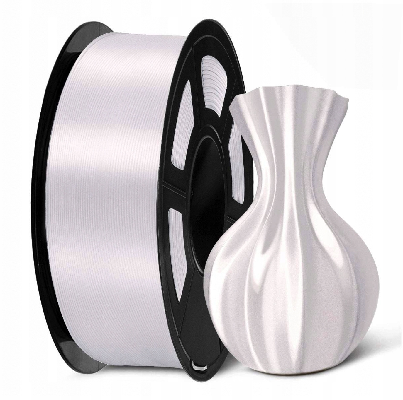 FILAMENT SUNLU BIAŁY WHITE SILK PLA 1kg