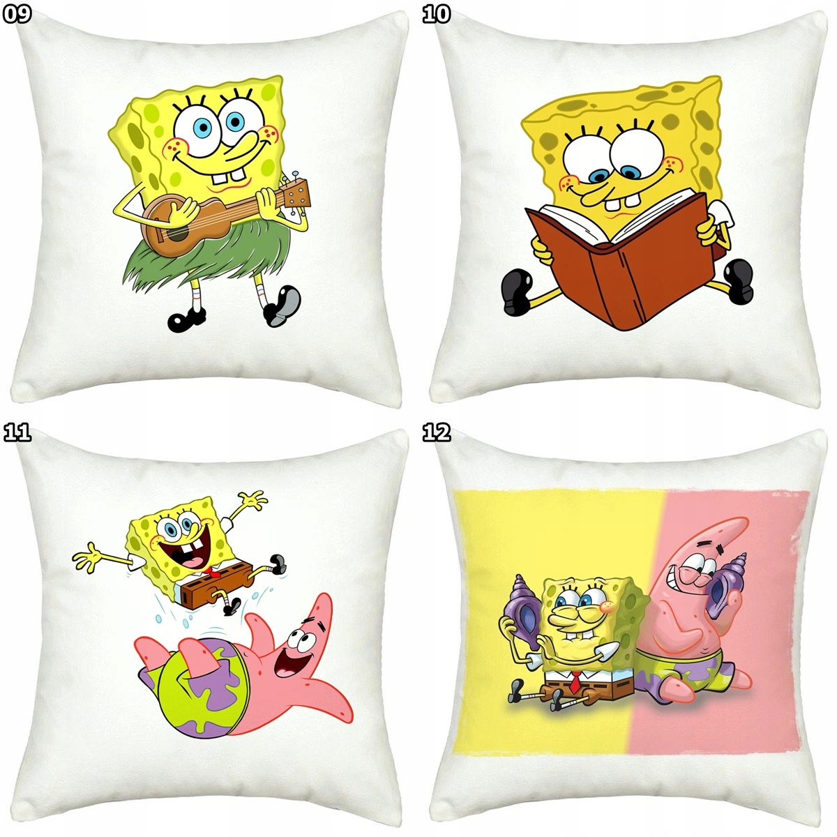 PODUSZKA SPONGEBOB + IMIĘ Wysokość 40 cm