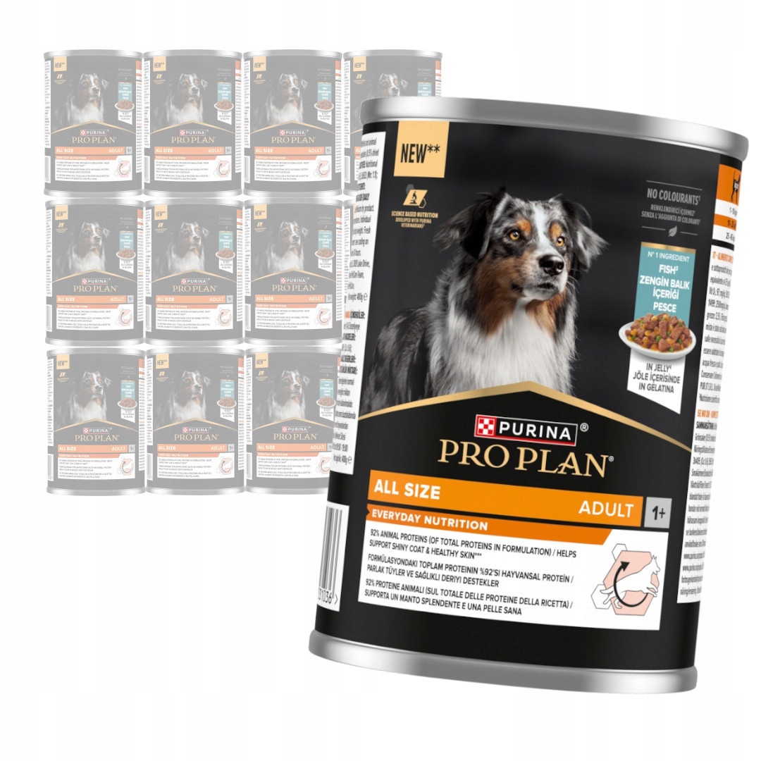 Purina Pro Plan Everyday Nutrition 12x400g Krmivo pro psy s příchutí Ryba v želé