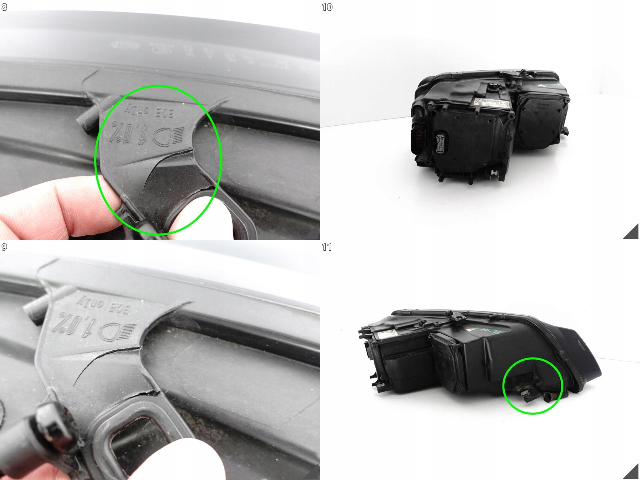 AUDI A8 S8 D4 4H0 before lift 09-13 FULL LED light left front EUROPA