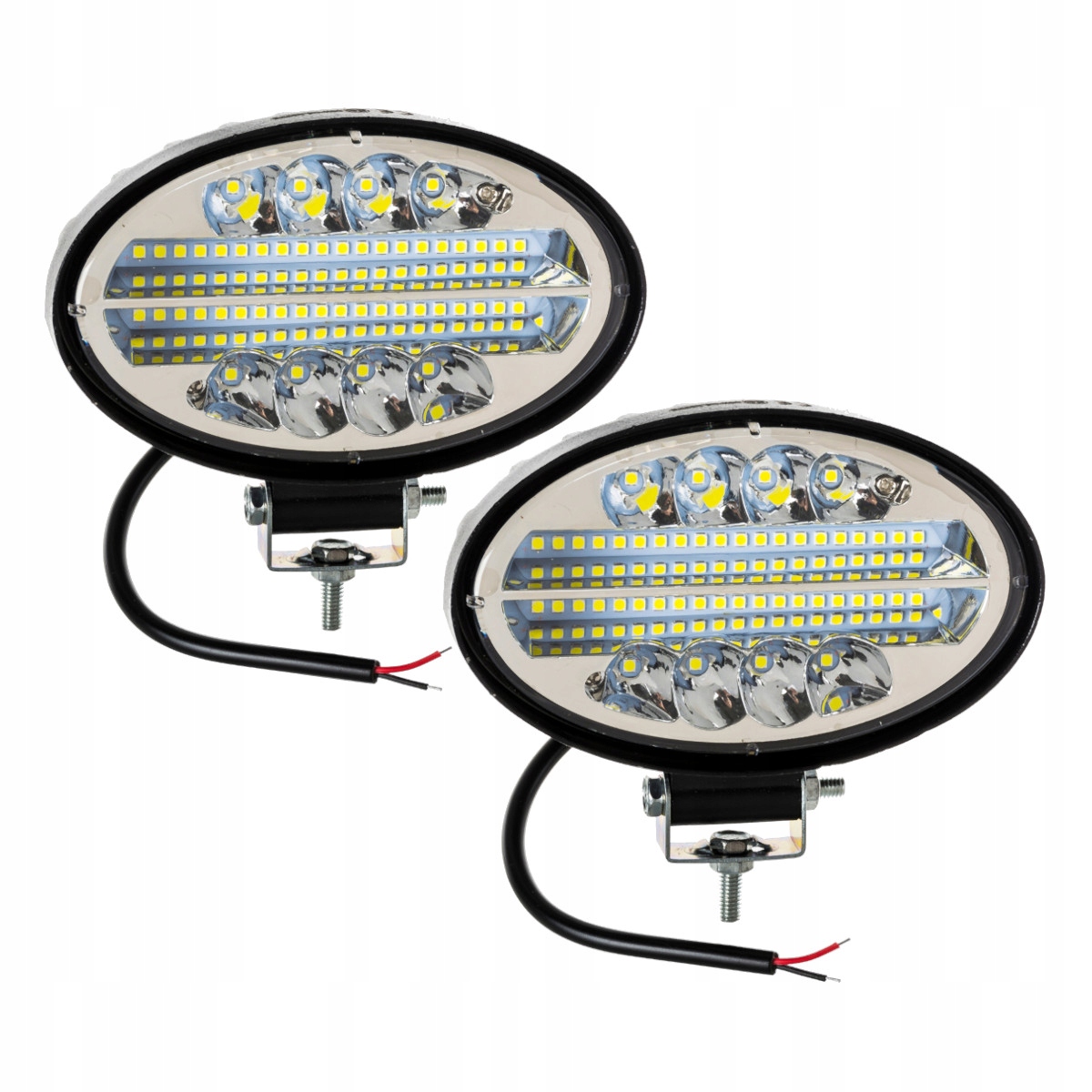 

Lampa Robocza Halogen Szperacz 48 Led Owalna 2 Szt