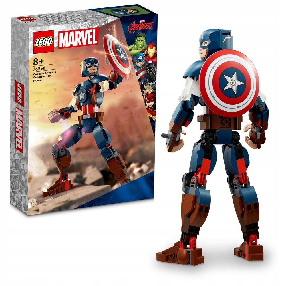 Lego Marvel 76258 Sestavitelná figurka: Captain America