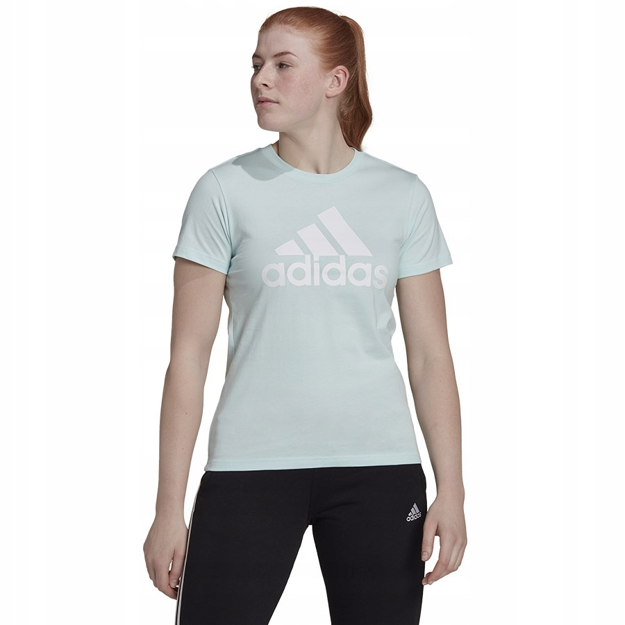 Koszulka adidas Big Logo Tee HL2027 niebieski S