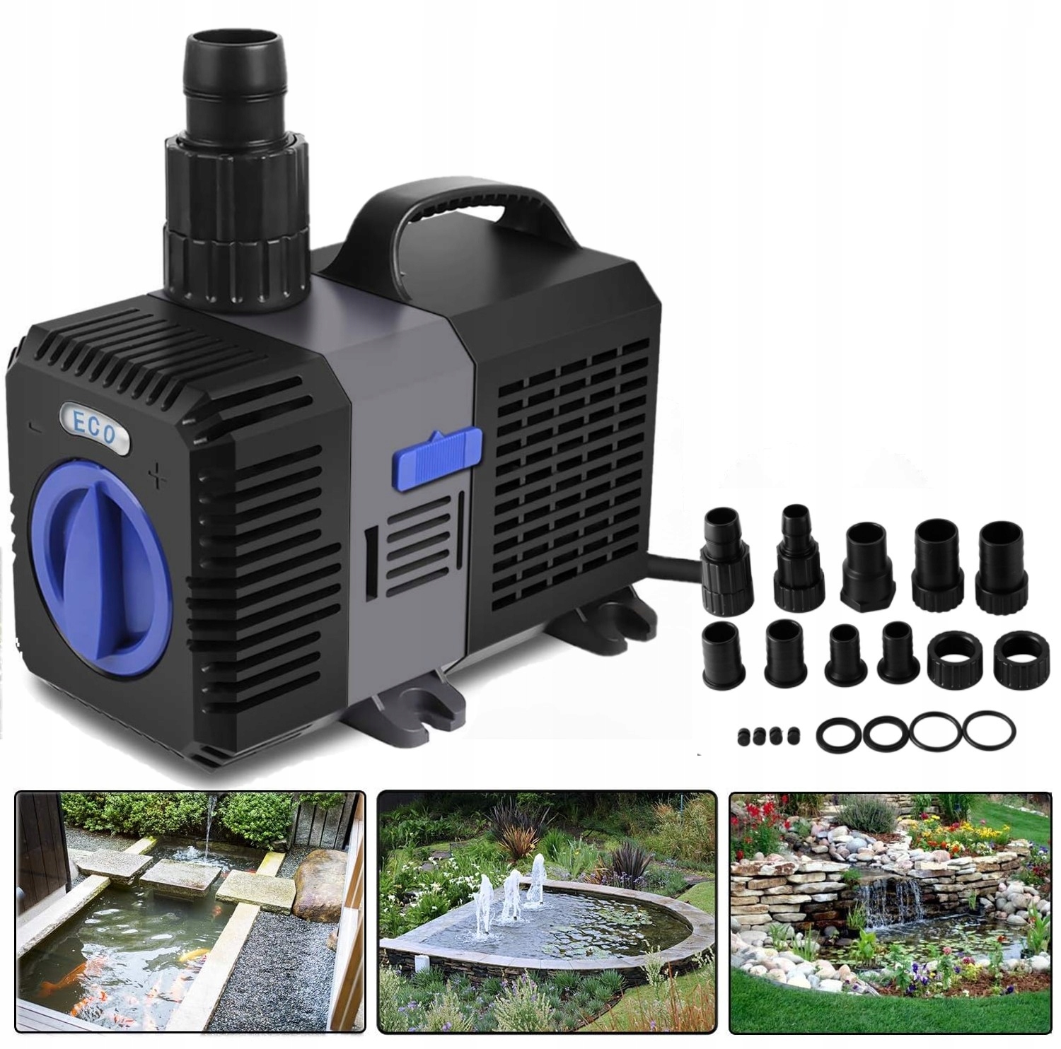 Čerpadlo do jazierka multifunkčné Eco Čerpadlo 5800 l/h 40 W 4,8 m