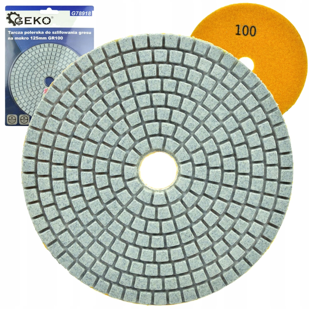 

Tarcza Diamentowa Do Szlifowania Gresu 125MM GR100