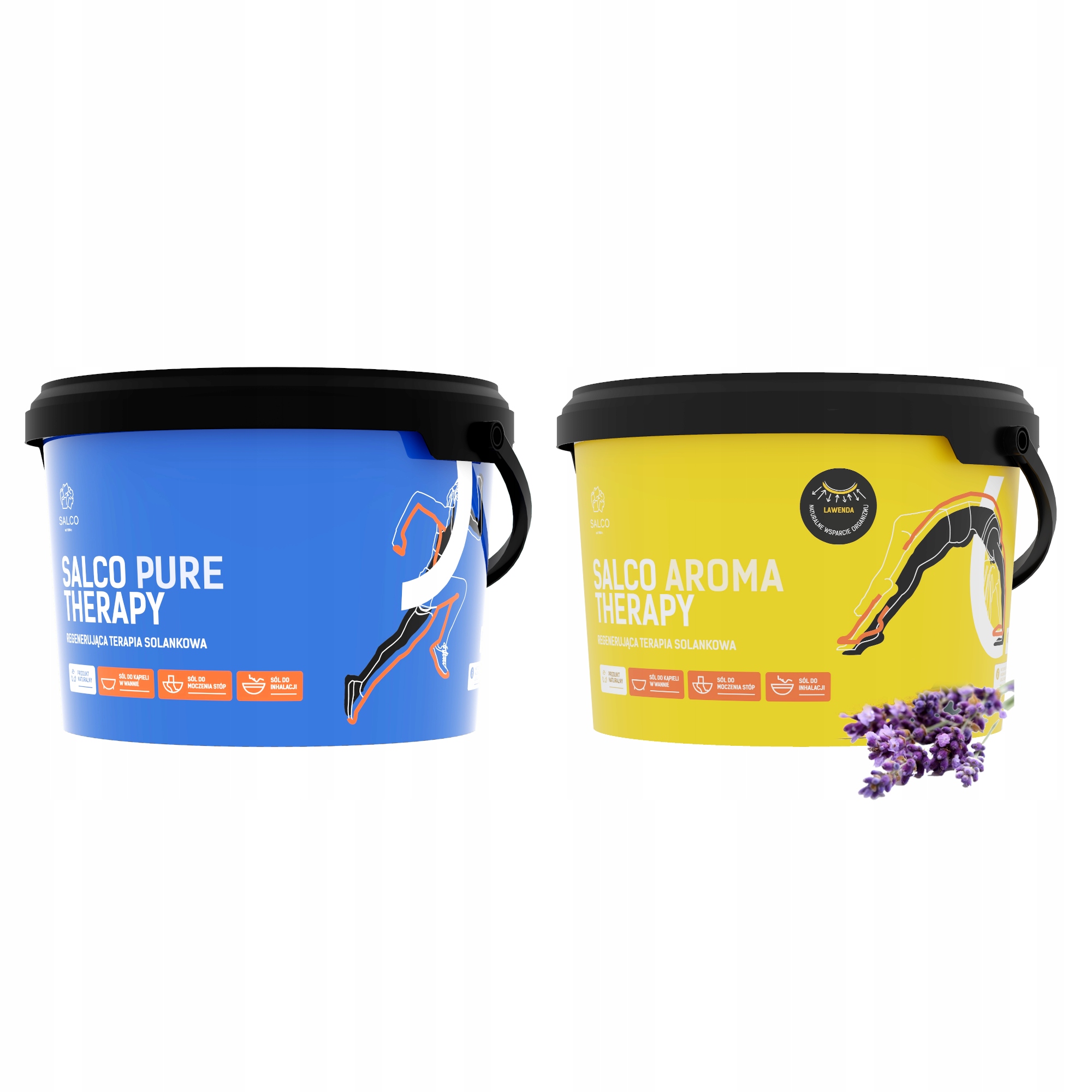 ZESTAW SALCO PURE THERAPY + AROMA 2x3KG KĄPIEL