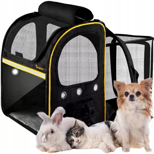 Levně Přepravka batoh pro kočky, psa Purlov 23185 00023185