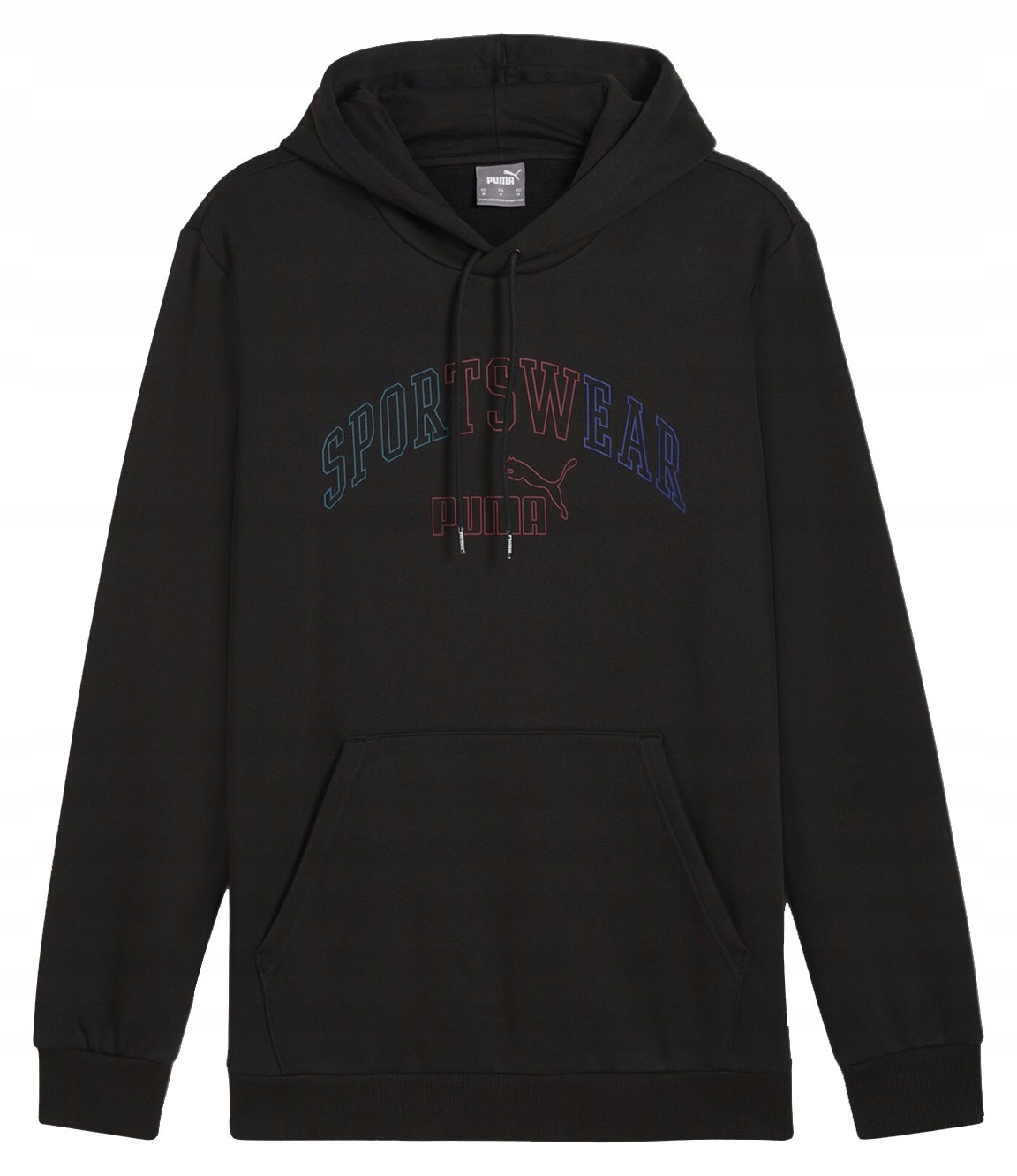 Mikina Puma Ess+ Logo Lab Gradient Hoodie Fl černá 681775 01 vel. S
