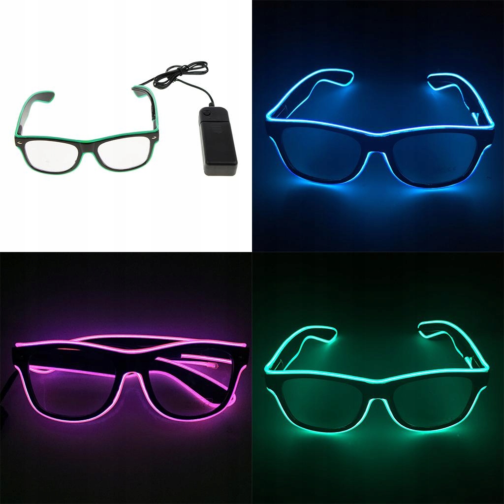 s-Halloweenowe oko LED Maskaradowe oko LED Typ maska