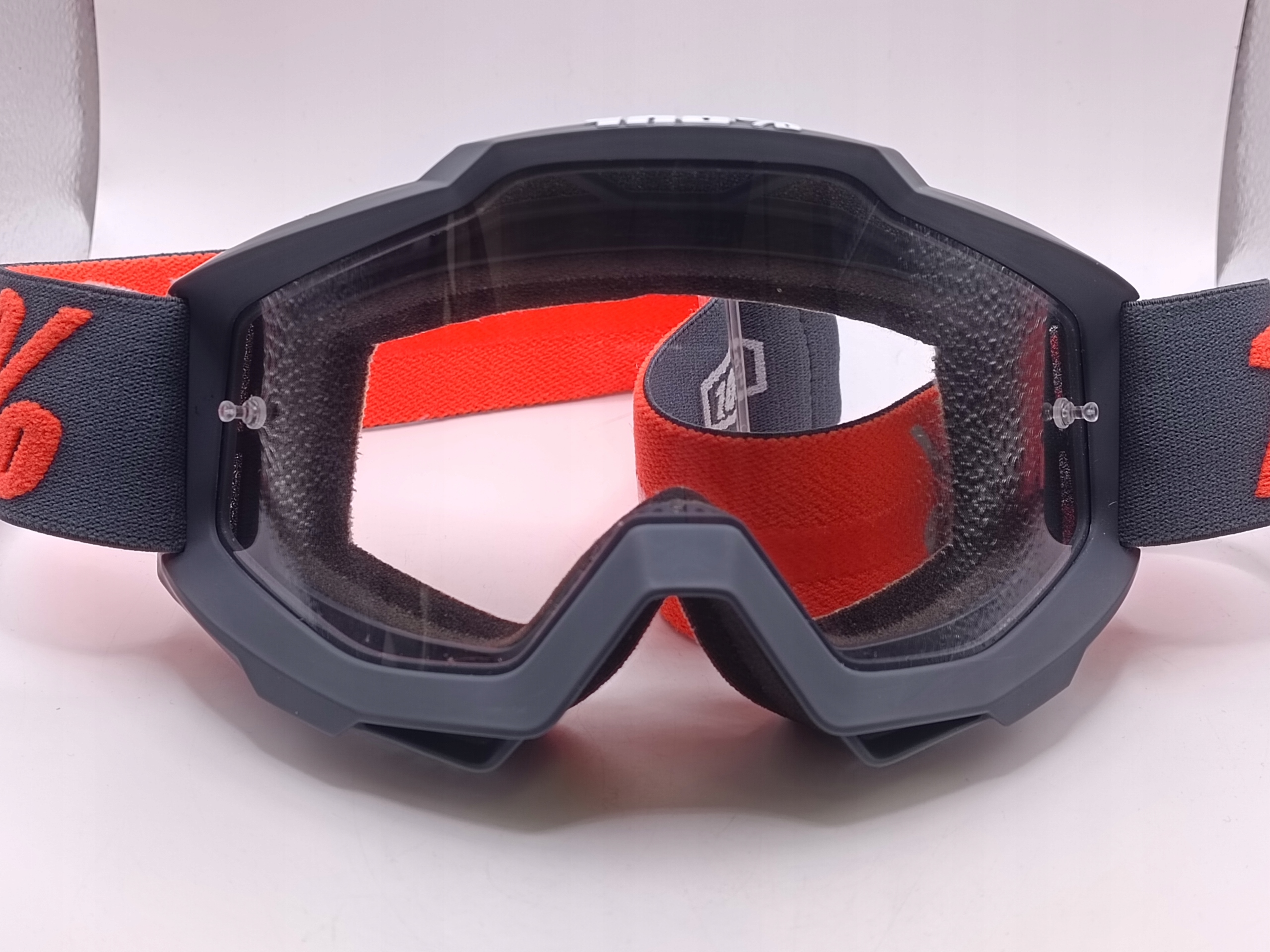 GOOGLE 100% ACCURI OTG MOTOCYKLOWE ROWEROWE CZARNO-POMARAŃCZOWE Model ACCURI otg